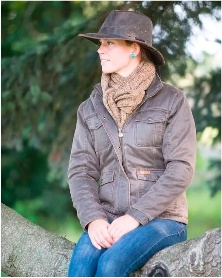 Outback Trading Company Women's 1497 River Guide UPF 50 Waterproof Breathable Outdoor Cotton Oilskin Hat