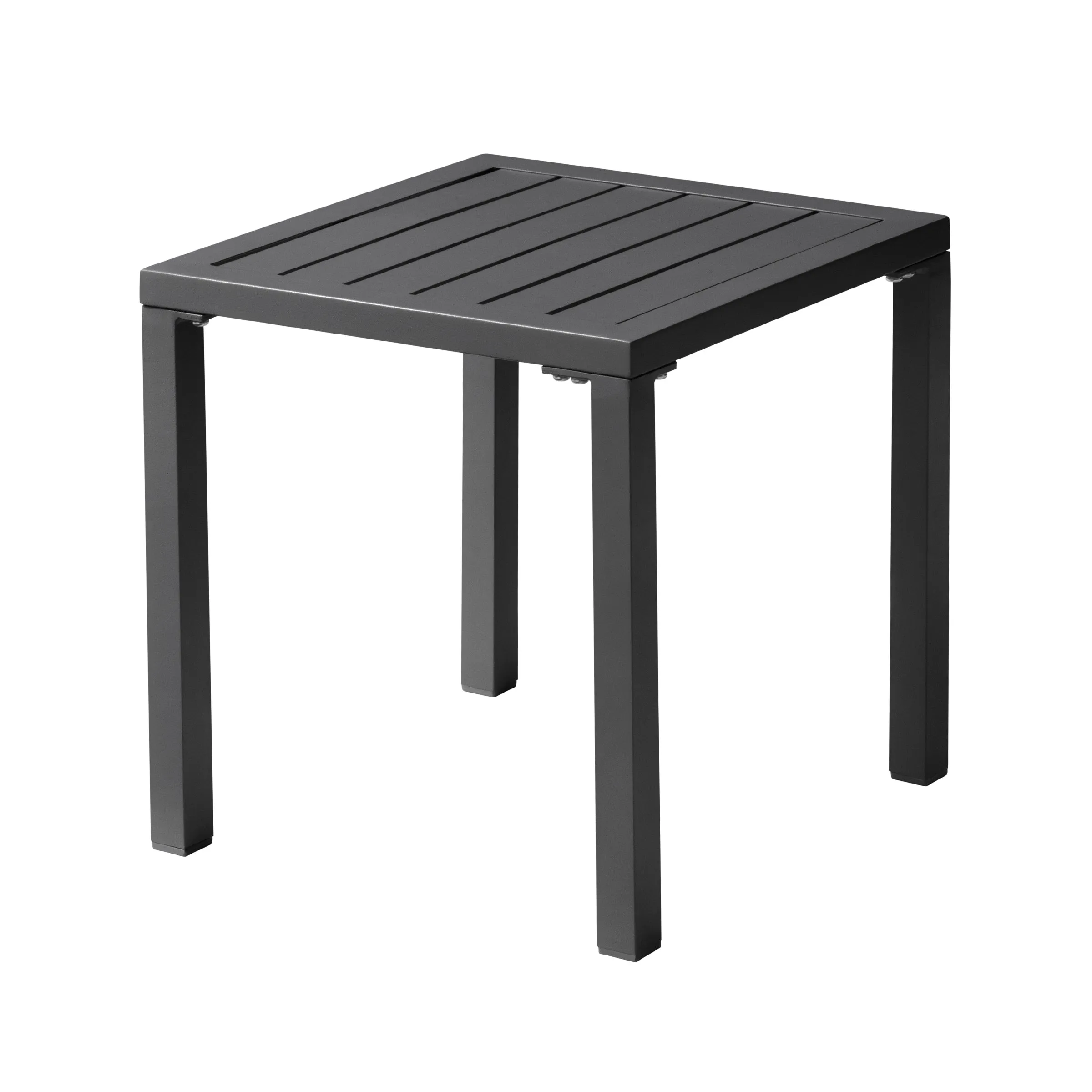 Outdoor Aluminum Chaise Lounge Chairs and Side Table, Sun Lounger with Adjustable Backrest