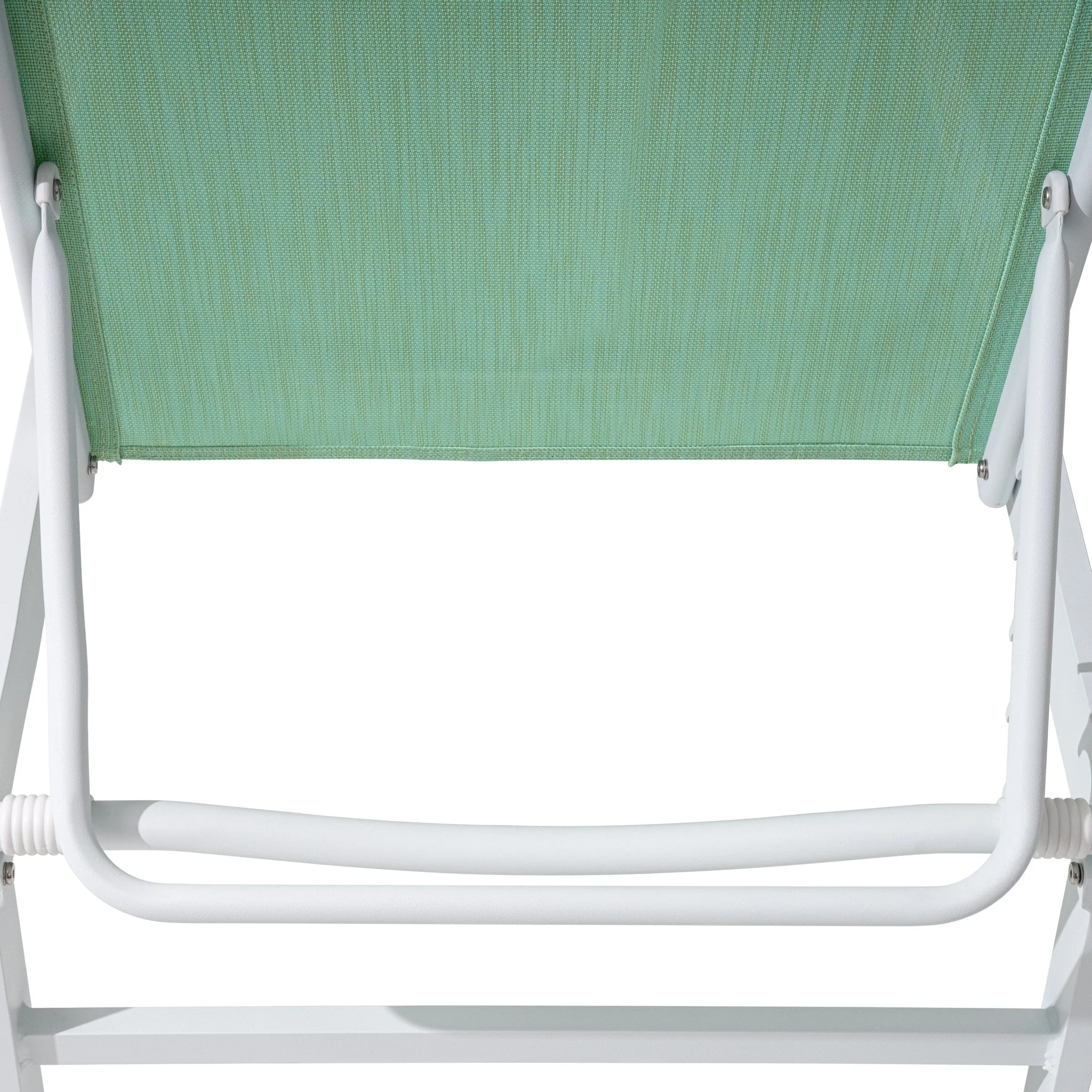 Outdoor Aluminum Chaise Lounge Chairs and Side Table, Sun Lounger with Adjustable Backrest