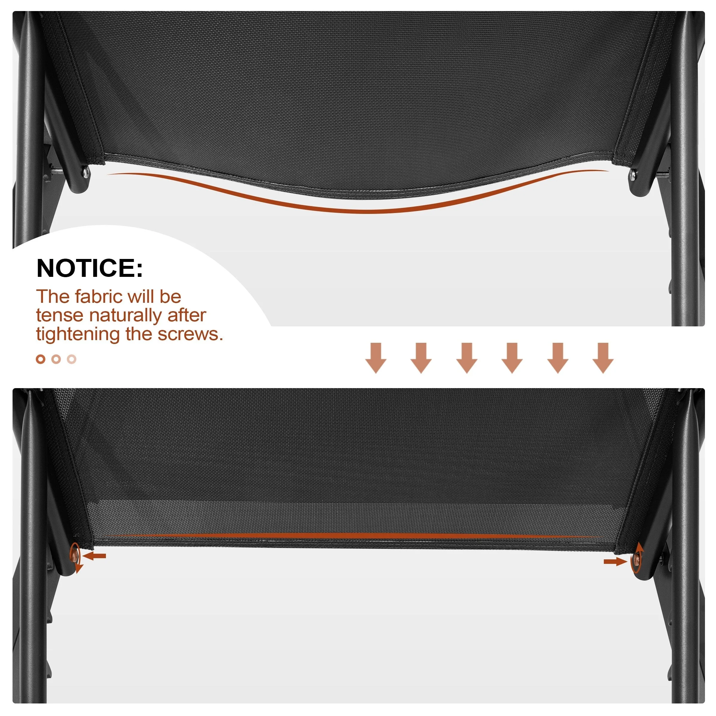 Outdoor Aluminum Chaise Lounge Chairs and Side Table, Sun Lounger with Adjustable Backrest