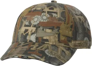 Outdoor Cap HIB602 HiBeam Lighted Camo Cap Oilfield Adjustable