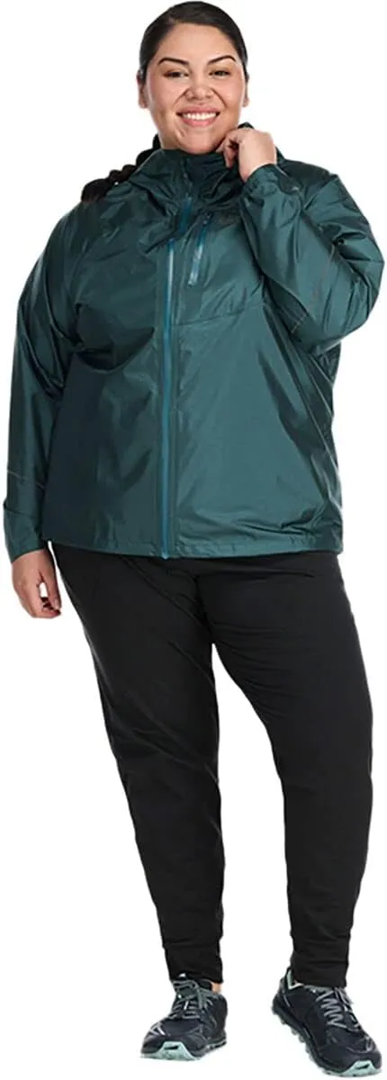 Outdoor Research Women's Helium Rain Jacket, Plus - Breathable Waterproof Jacket