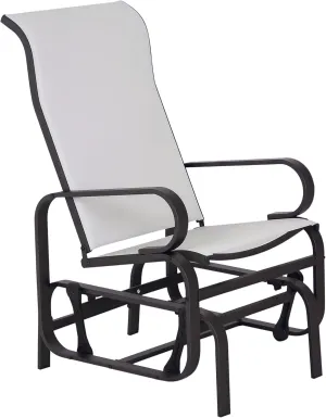 Outsunny Outdoor Glider Chair, Gliders for Outside Patio with Smooth Rocking Mechanism and Lightweight Construction for Backyard, Beige