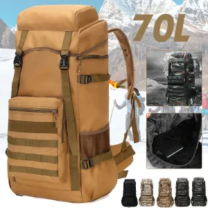 Overland70 Tactical Backpack – 70L Waterproof Expedition Pack