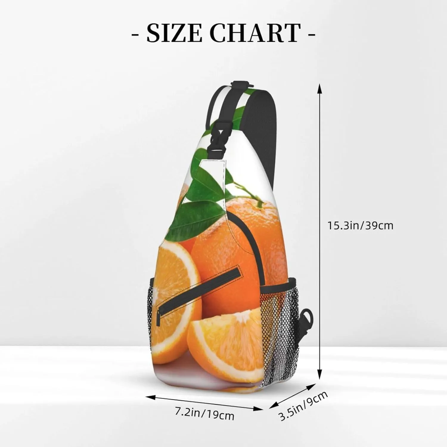 Parrots On Branches Print Crossbody Sling Backpack Sling Bag Travel Hiking Chest Bag Daypack
