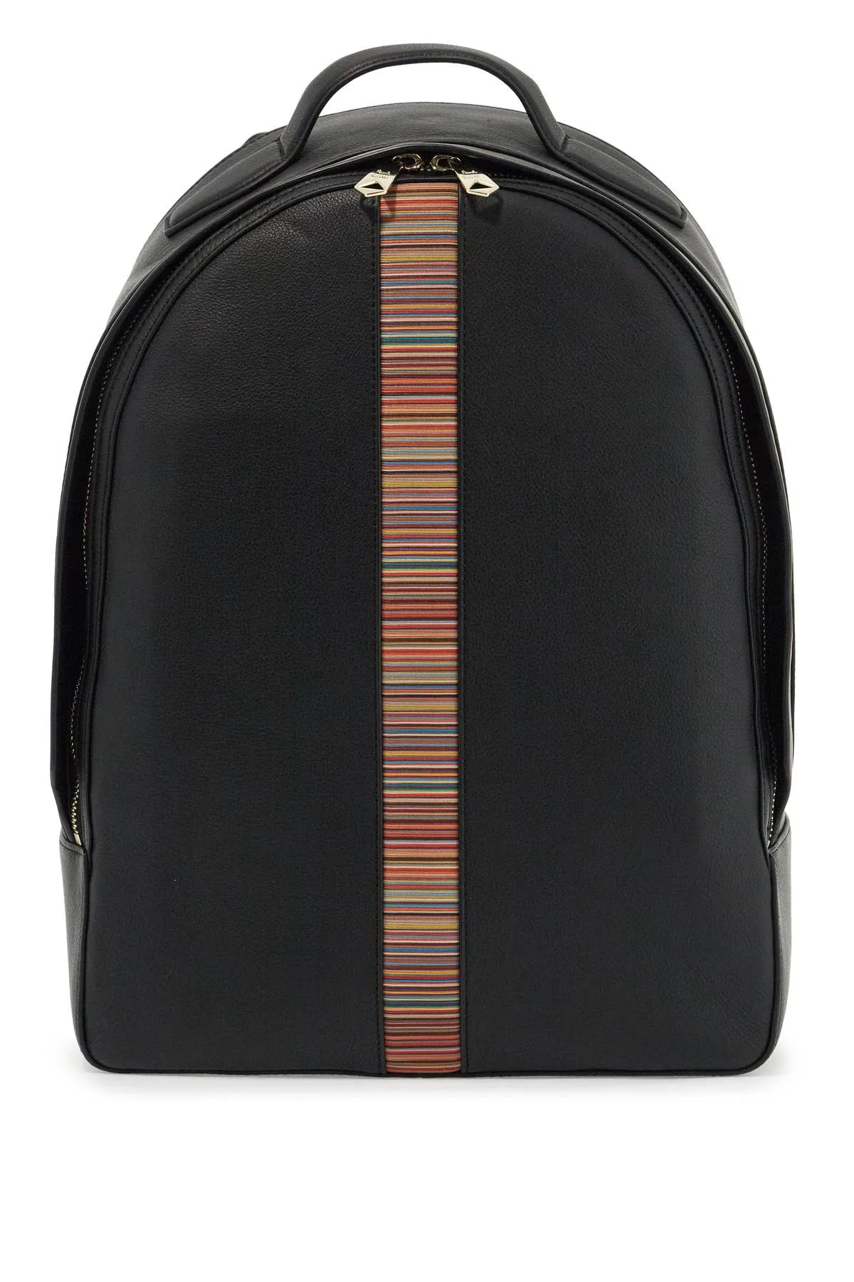 Paul Smith "Signature Stripe Leather Backpack"