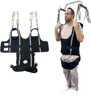 Pelvic Padded Patient Lift Walking Sling,Portable Standing Harness to People/Handicap for Ambulating Support Training,500 lbs Safety Loading-Extra Large
