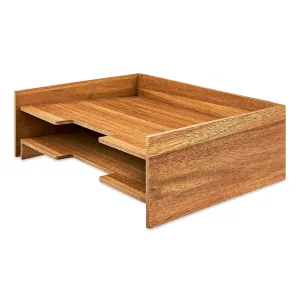 Pen Gear Wooden Paper Tray, 12.6 in x 9.5 in x 4.1 in