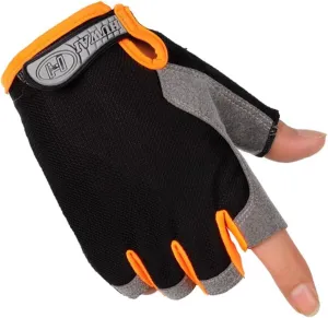 Personalized Half Finger Outdoor Cycling Anti Slip Breathable Anti Shock Sports Gloves
