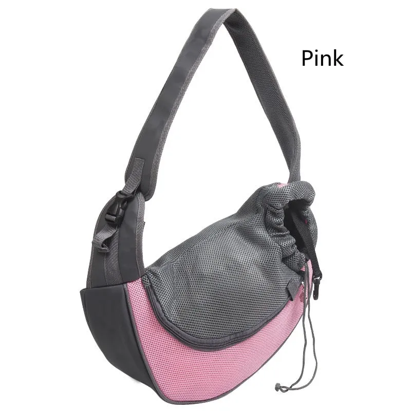 Pet Puppy Carrier S/L Outdoor Travel Dog Shoulder Bag Mesh Oxford Single Sling Handbag Comfort Tote Pouch Breathable Cat Bag