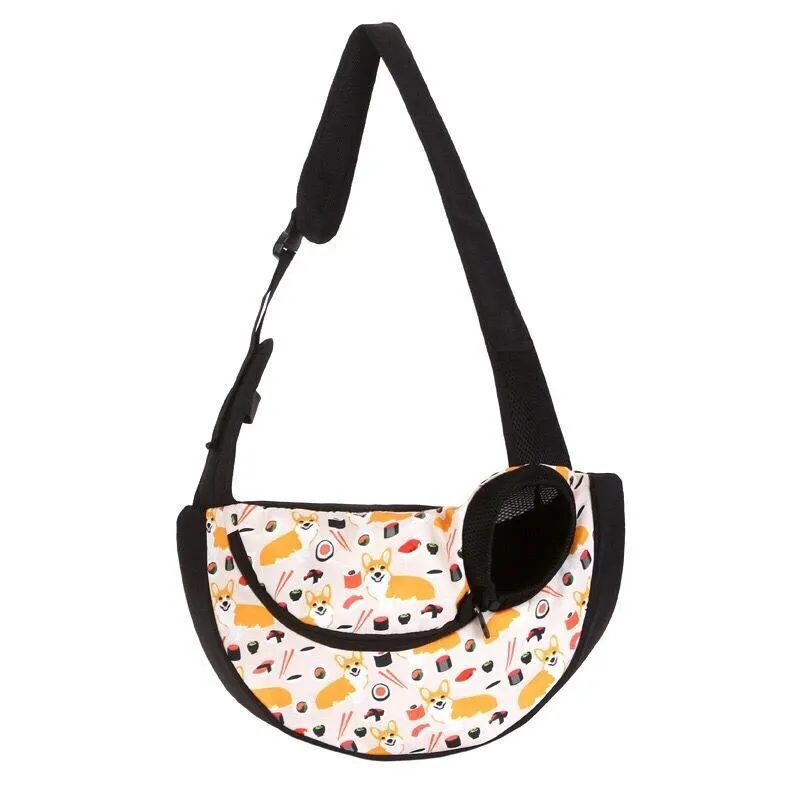 Pet Puppy Carrier S/L Outdoor Travel Dog Shoulder Bag Mesh Oxford Single Sling Handbag Comfort Tote Pouch Breathable Cat Bag