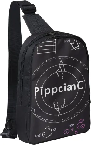 Physics Print Art Prints Sling Bag Crossbody Chest Bag for Men Women Kids, Lightweight Shoulder Bag for Runner Hiking Cycling Travel