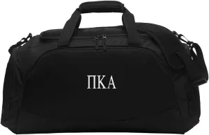 Pi Kappa Alpha Active Duffel - Pike Travel Bag (Large 15"H x 29"S x 13"D, Black)