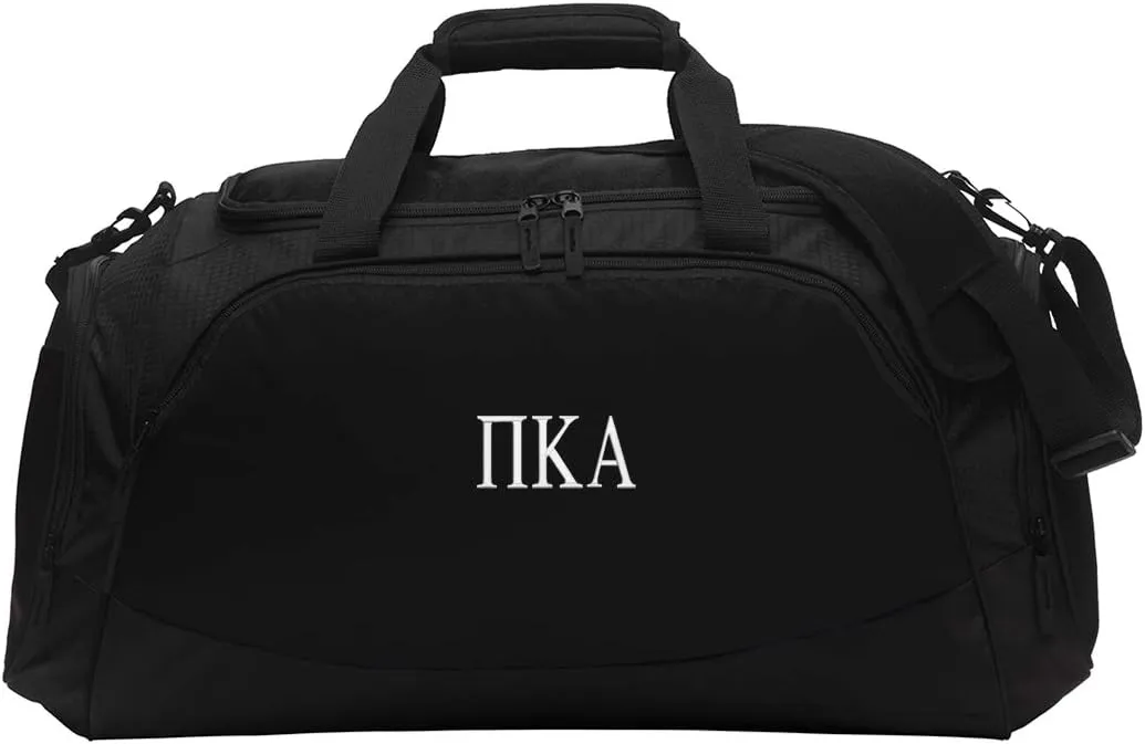 Pi Kappa Alpha Active Duffel - Pike Travel Bag (Large 15"H x 29"S x 13"D, Black)