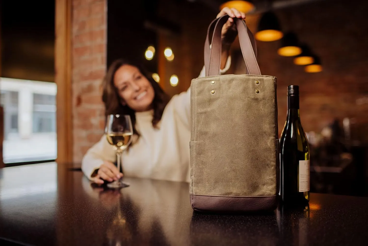 PICNIC TIME NFL 2 Bottle Insulated Wine Cooler Bag