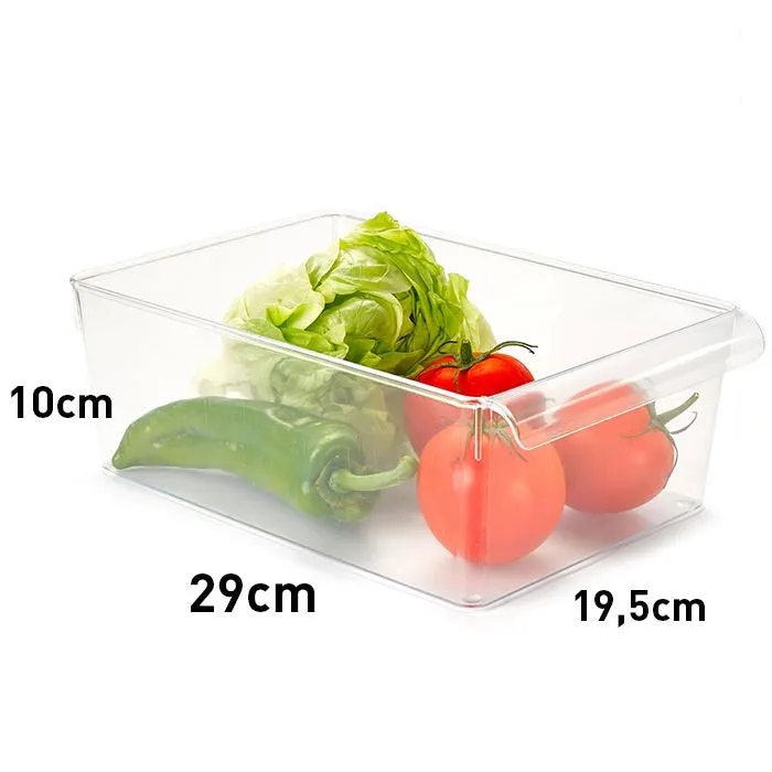 Plastic Forte Fridge Organizer & Drawer No. 9 – Transparent