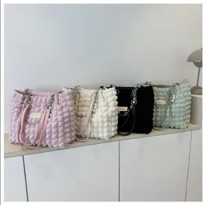 Pleat & Puff Tote Bag
