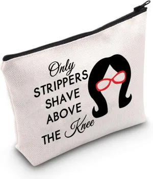 PLITI Belcher Family Travel Pouch Only Strippers Shave Above The Knee Burgers Cartoon Tv Show Merchandise For Linda Fans Gift (above the knee bag)