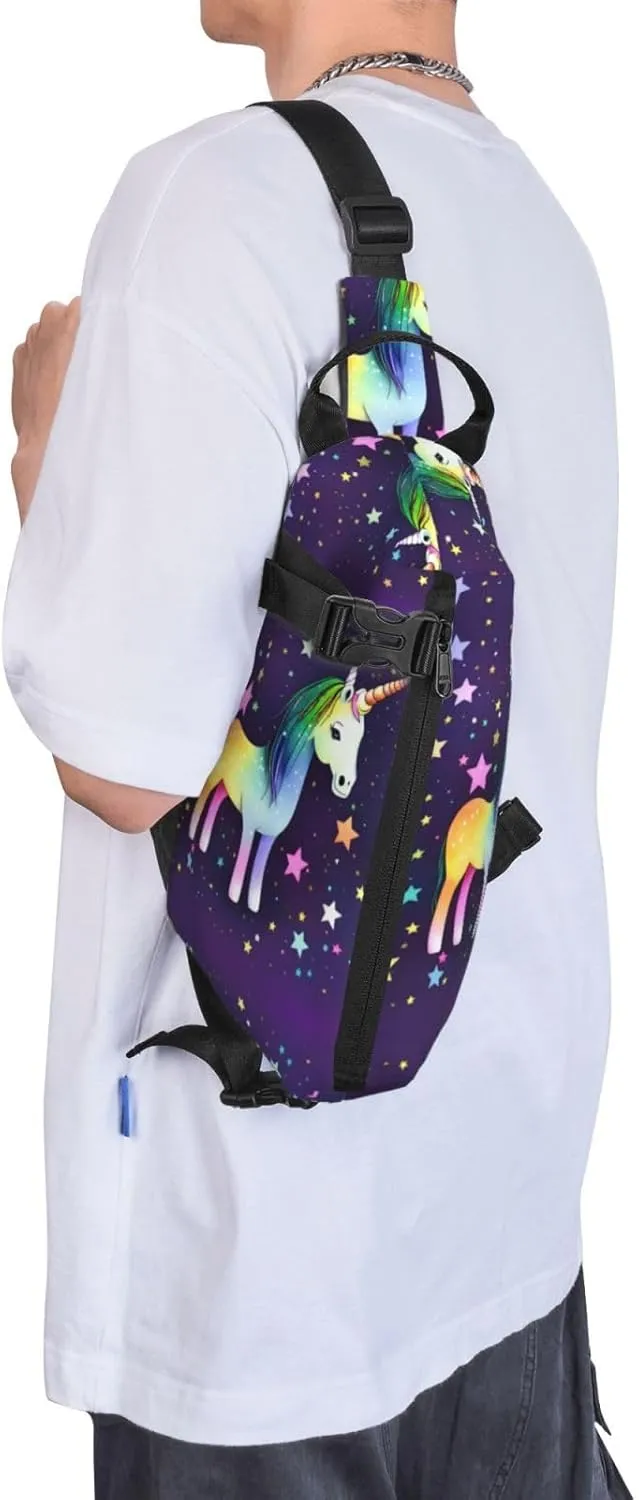 Polyester Fiber Waterproof Waist Bag -Backpack 4 Pocket Compartments Ideal for Outdoor Activities One-horse star