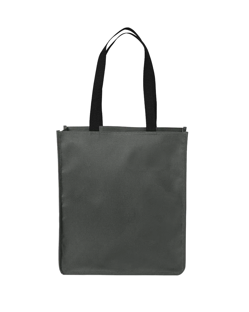 Port Authority Upright Essential Poly Canvas Customizable Tote