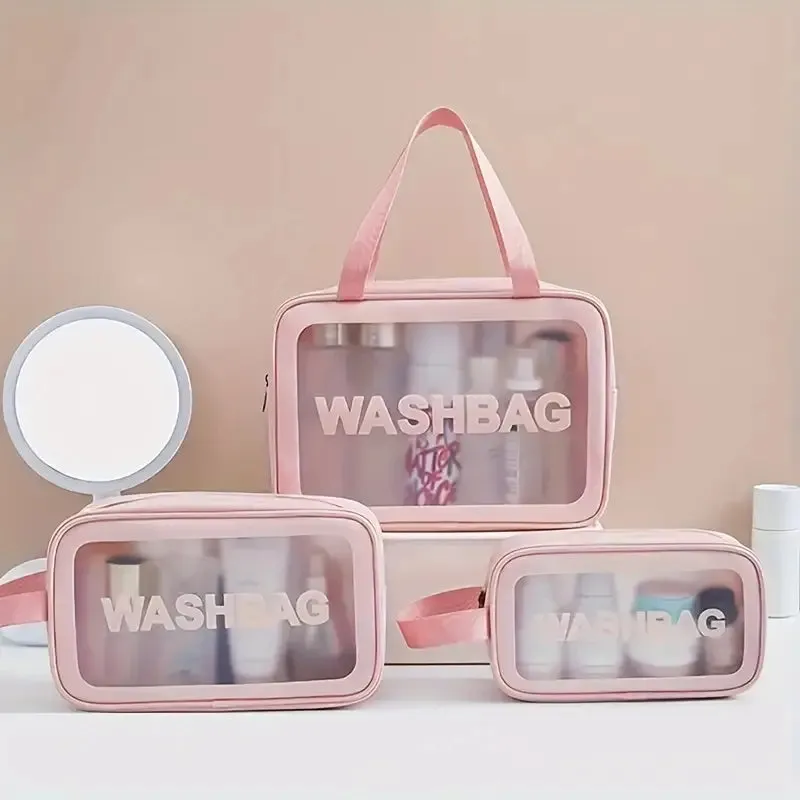 Portable Cosmetic Bag, Travel Toiletry Pouch Storage Bag
