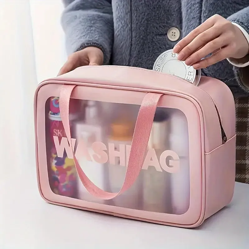 Portable Cosmetic Bag, Travel Toiletry Pouch Storage Bag