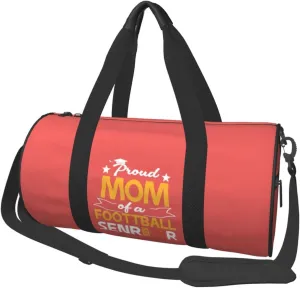 Proud Mom Of A Football Senior 2026 Duffel Bag Gym Bag Travel Sports Tote Large Foldable Beach Swim Yoga6