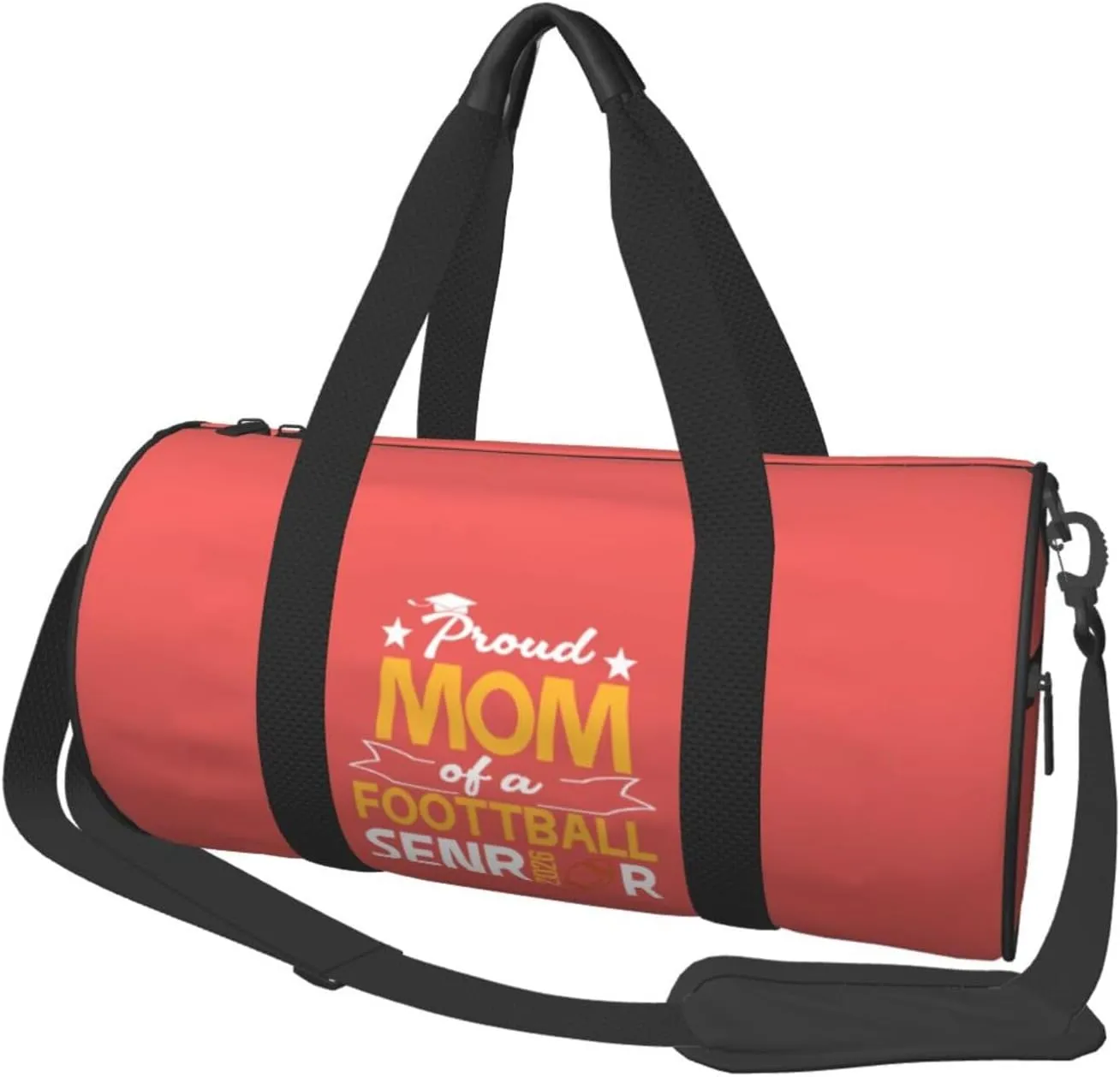 Proud Mom Of A Football Senior 2026 Duffel Bag Gym Bag Travel Sports Tote Large Foldable Beach Swim Yoga6