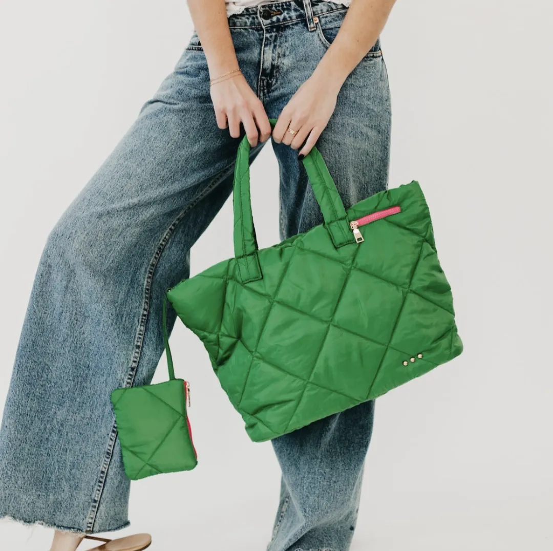 PS Puffer Quilted Tote Bag