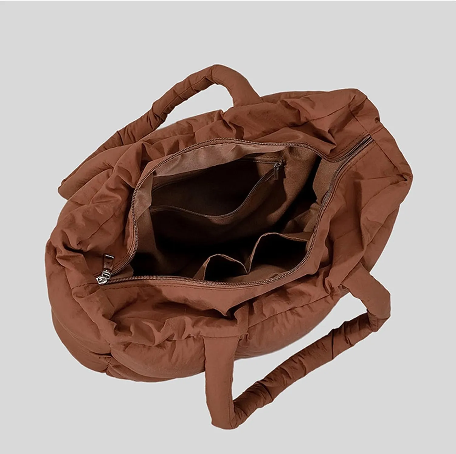 Puffer Tote Bag for Women, Cute Trendy Puffy Tote Bag, Lightweight Puffer Purse, Winter Padded Shoulder Handbag