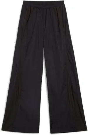 PUMA Womens Dare to Woven Parachute Pants Casual Fitted - Black - Size XL