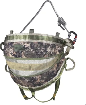 QOGIR Hunting Saddle Tree Saddle: Comfortable Saddle Hunting, Lightweight Hammock Tree Climb Saddle, Includes Adjustable Bridge, Tree Stand Accessories, Saddle Hunting Accessories