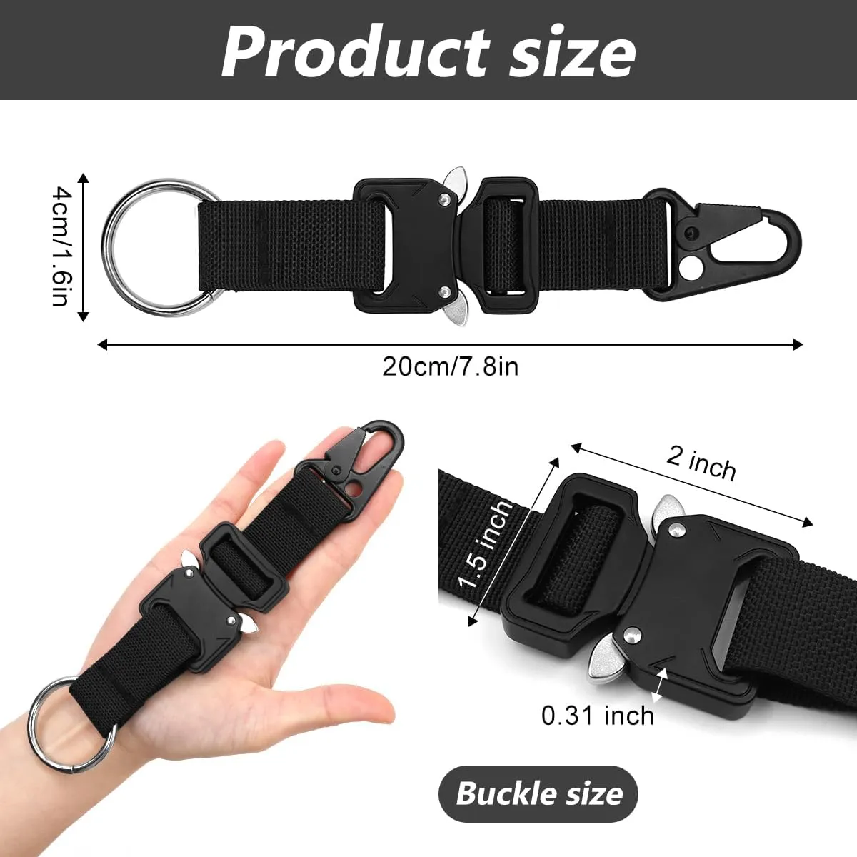 Quick Release Keychain Clip