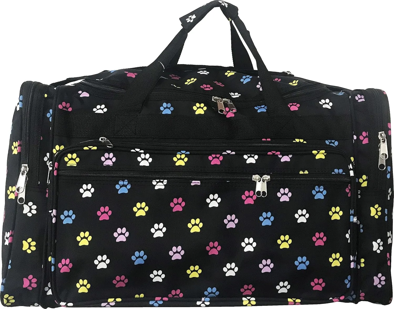 "TOP PACK" 22" Women's Fashion Print Duffel Bag (Paw-Multi)
