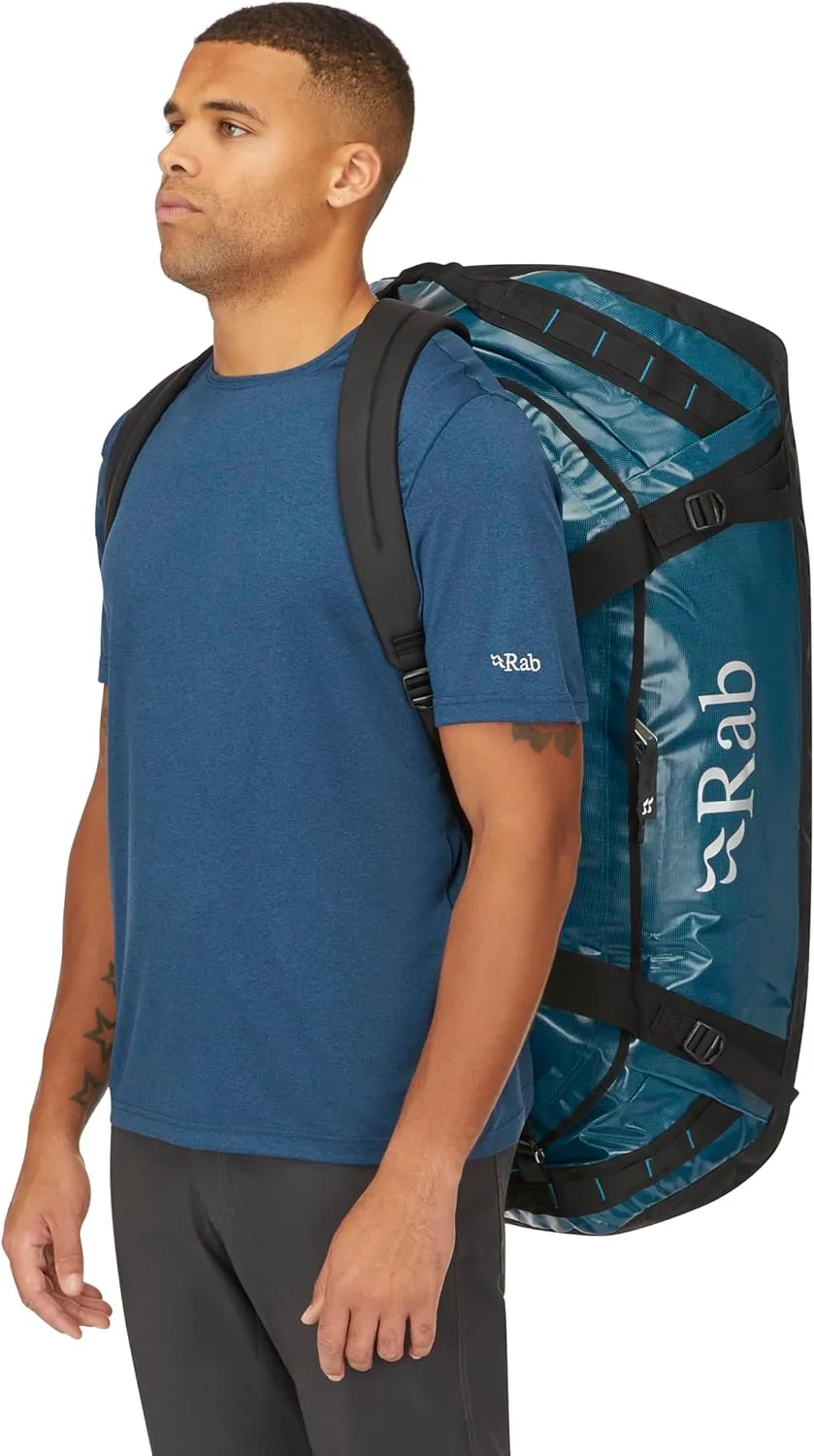 Rab Expedition Kitbag II - Durable Duffel Bag for Travel & Expedition Climbing - Blue - 120-Liter