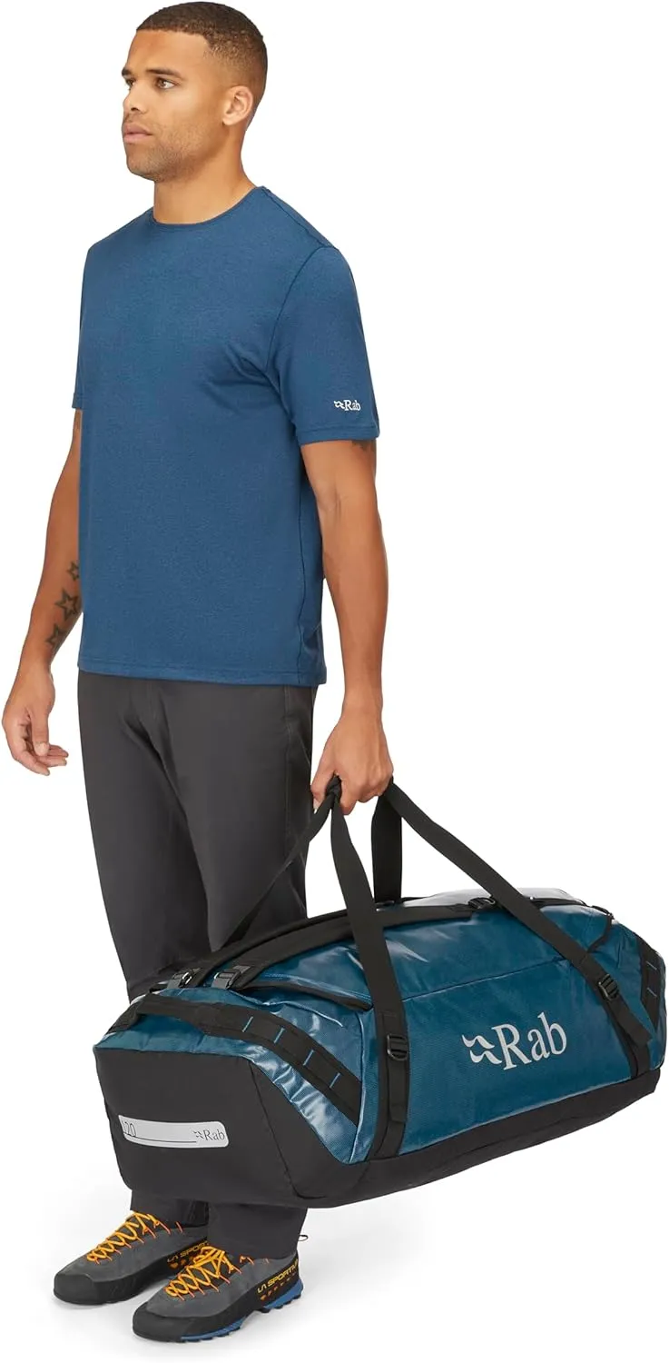 Rab Expedition Kitbag II - Durable Duffel Bag for Travel & Expedition Climbing - Blue - 120-Liter