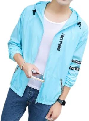 Rash Guards Men Super Thin Breathable Outdoor Coat Summer Students UV Protection Clothing
