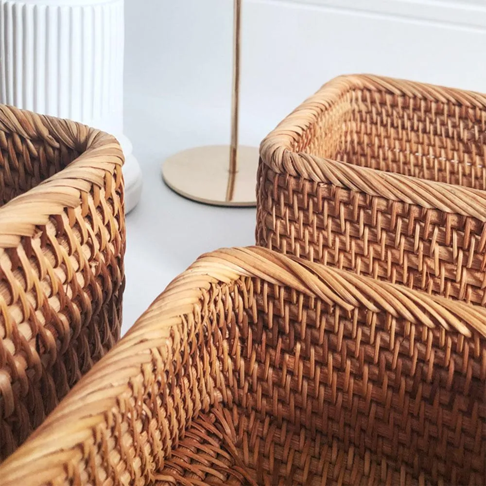 Rattan Open Basket