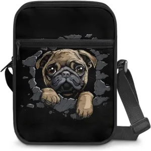 Rchsmod Small Messenger Bag for Men Women Crossbody Shoulder Bag Sling Bag Cell Phone Purse Travel Bag with Adjustable Strap