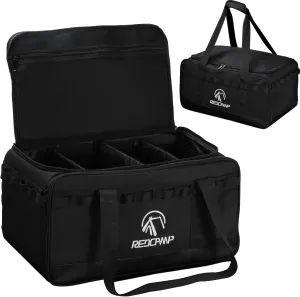 REDCAMP Camping Tote Organizer, 35L Tactical Duffel Bag, Waterproof Camping Storage Organizer with 3 Adjustable Dividers for Outdoor Transport