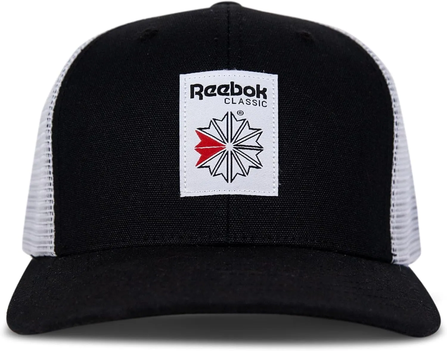 Reebok Vector Trucker Hat | Snapback | Adjustable | Baseball Cap | Everyday | Fitness | Retro | Classic |Sun Protection