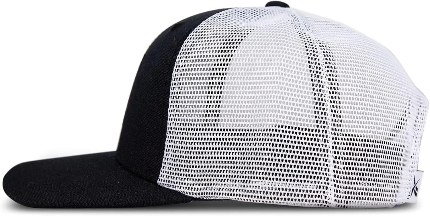 Reebok Vector Trucker Hat | Snapback | Adjustable | Baseball Cap | Everyday | Fitness | Retro | Classic |Sun Protection
