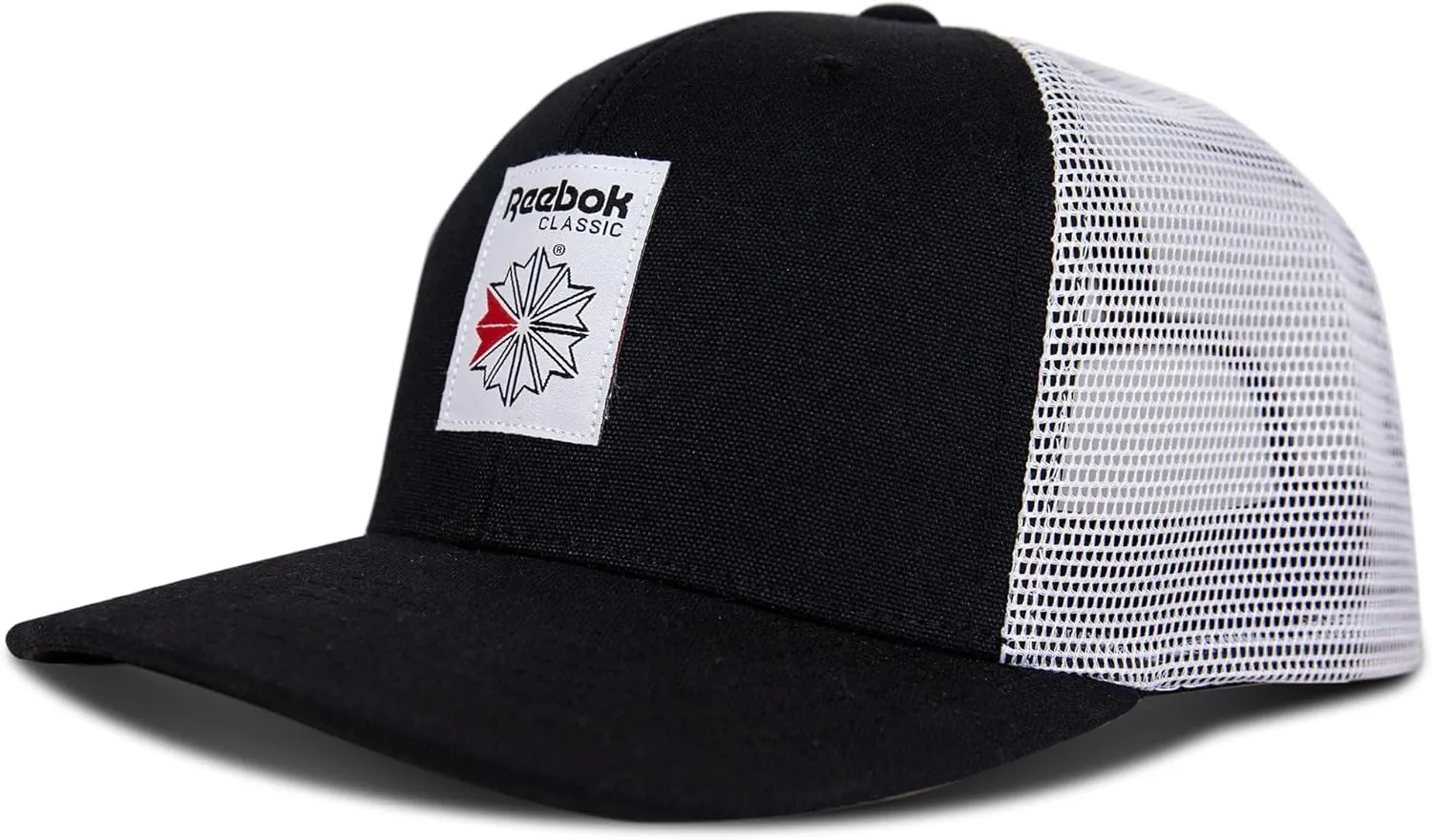 Reebok Vector Trucker Hat | Snapback | Adjustable | Baseball Cap | Everyday | Fitness | Retro | Classic |Sun Protection