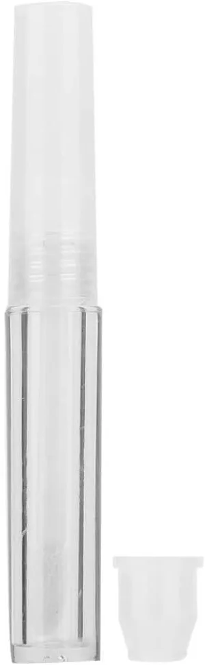 Refillable Lip Gloss Bottle, Empty Lip Gloss Tube, 50pcs 1.3ml Transparent Lip Oil Container, DIY Makeup Tool with Soft Brush, for Lip Gloss, Lip Oil, Lip Dye Fluid, and Home Use