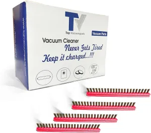 Replacement Part For Riccar Brush Roll Inserts 4 Pk – For Models Carpet Pro CPU1, CPU2, CPU2T # compare to part B012-2400B