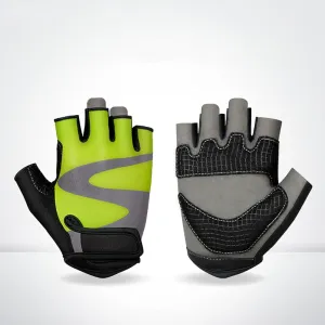 Road Bike Gloves Half Finger Shock Absorbing Breathable Outdoor Sports Cycling Gloves