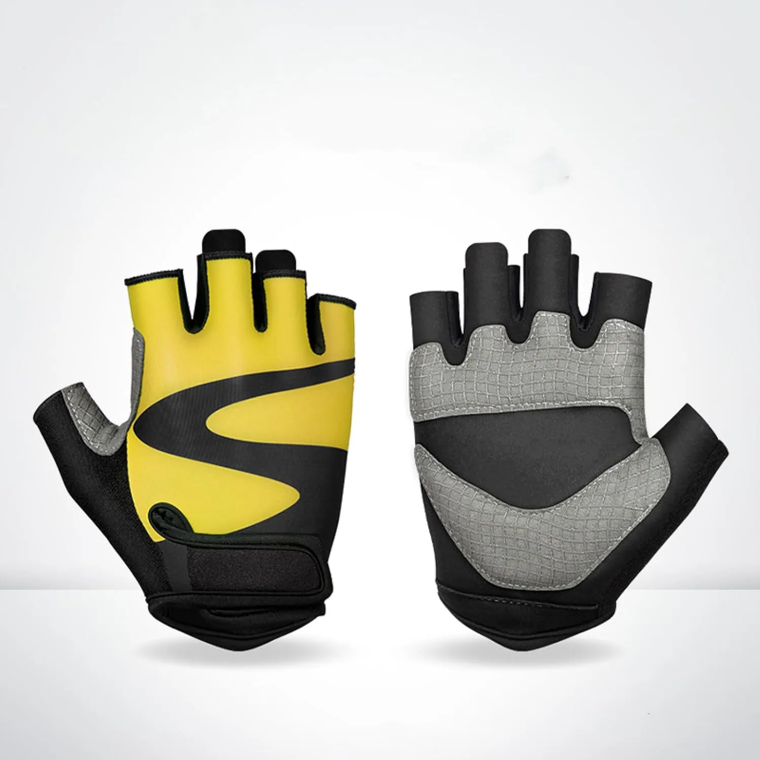 Road Bike Gloves Half Finger Shock Absorbing Breathable Outdoor Sports Cycling Gloves