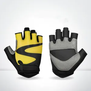 Road Bike Gloves Half Finger Shock Absorbing Breathable Outdoor Sports Cycling Gloves