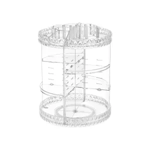 Rootz Acrylic Cosmetic Organizer - Makeup Storage - Clear Container - Lightweight - Compact Design - 27cm x 35cm - 1.42kg