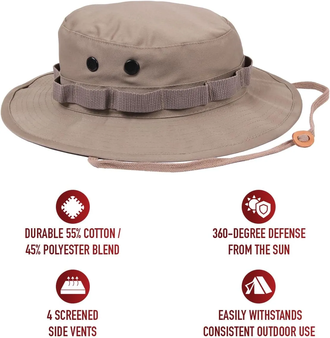 Rothco Boonie Hat - Ultimate Sun Defense for Outdoor Adventures
